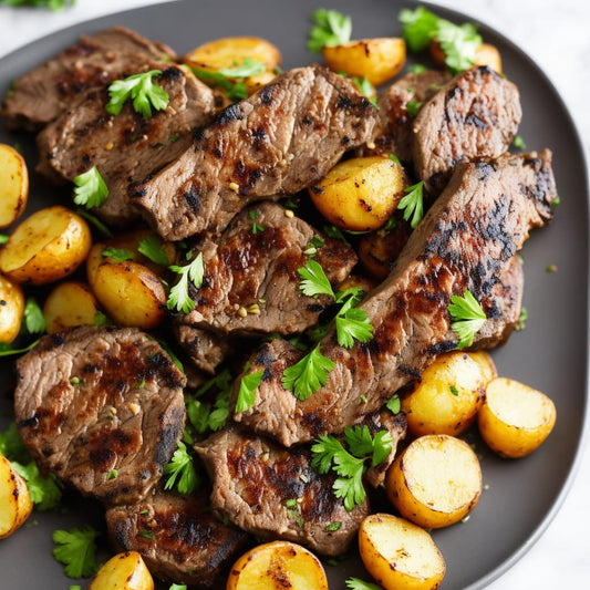 Grilled Lamb & Potatoes